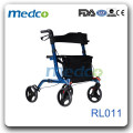 El uso al aire libre economial Rollator de aluminio RL011